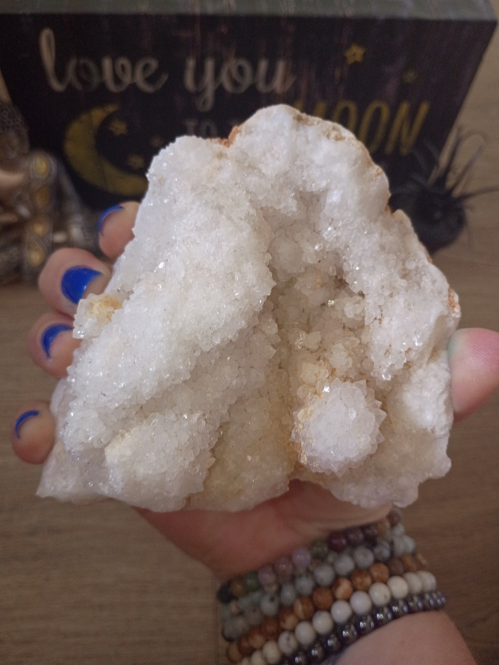 Clear Crystal Geode From Brazil Decorative Accent - Natural Home Accent